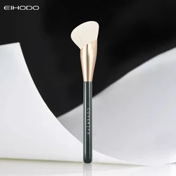 Cover oblique angle Sculpting Brush makeup brush white solid wood Sculpting Brush soft bristle cosmetics makeup tool
