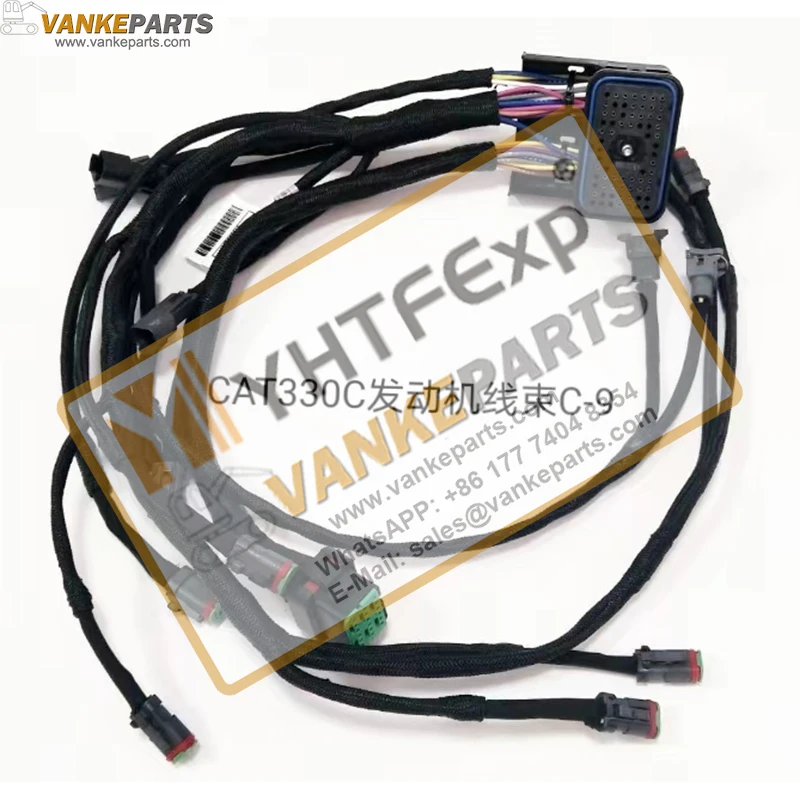 Vankeparts Bulldozer Earthmover D6RII Engine Wiring Harness C9 Engine High Quality PN.: 201-1283