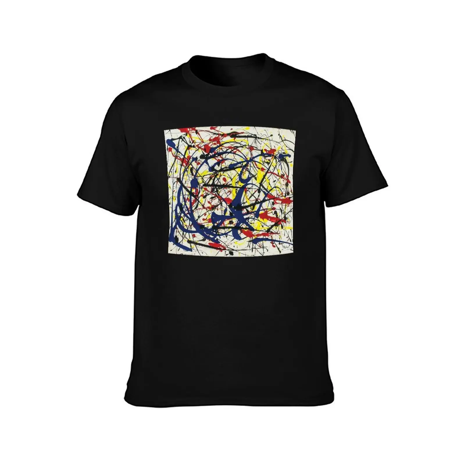 Jackson Pollack - Lot # 234 T-Shirt Summer Casual Cotton Tee Oversized Streetwear Tops Vintage Graphic Print 100% Cotton