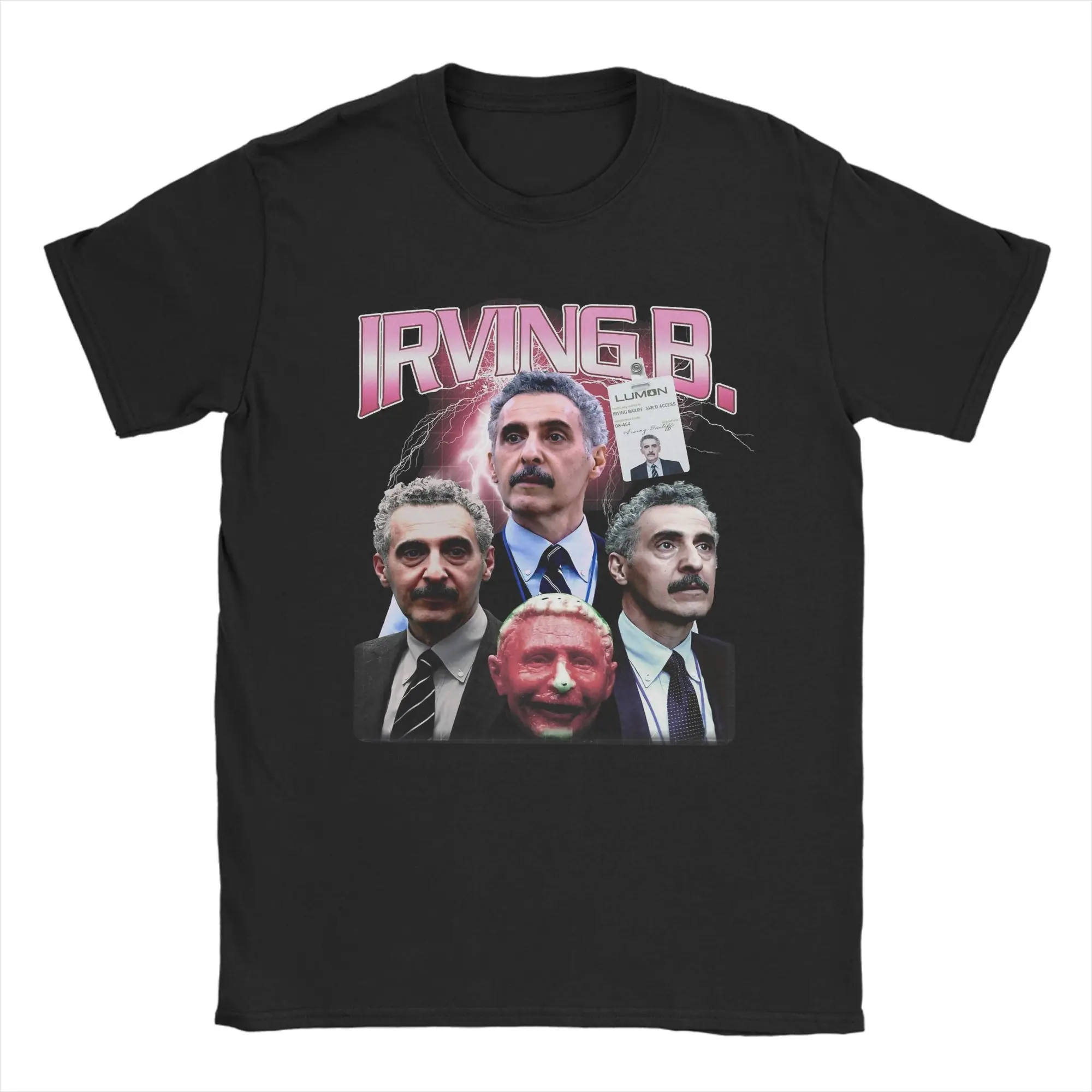 Severance Irving Bailiff Retro Movies Series Poster T Shirts Men Pure Cotton T-Shirt Round Collar Tees Short Sleeve Tops Printed