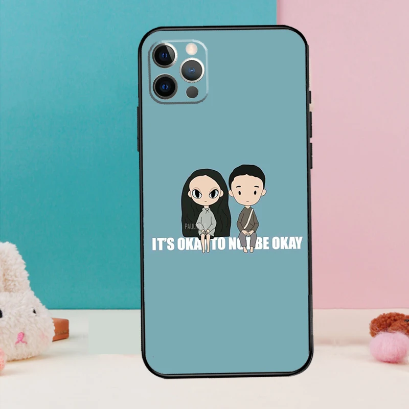 Korean Drama It Is Okay To Not Be Okay Case For iPhone 14 13 12 11 15 16 Pro Max Mini Plus X XR XS Max Bumper Cover