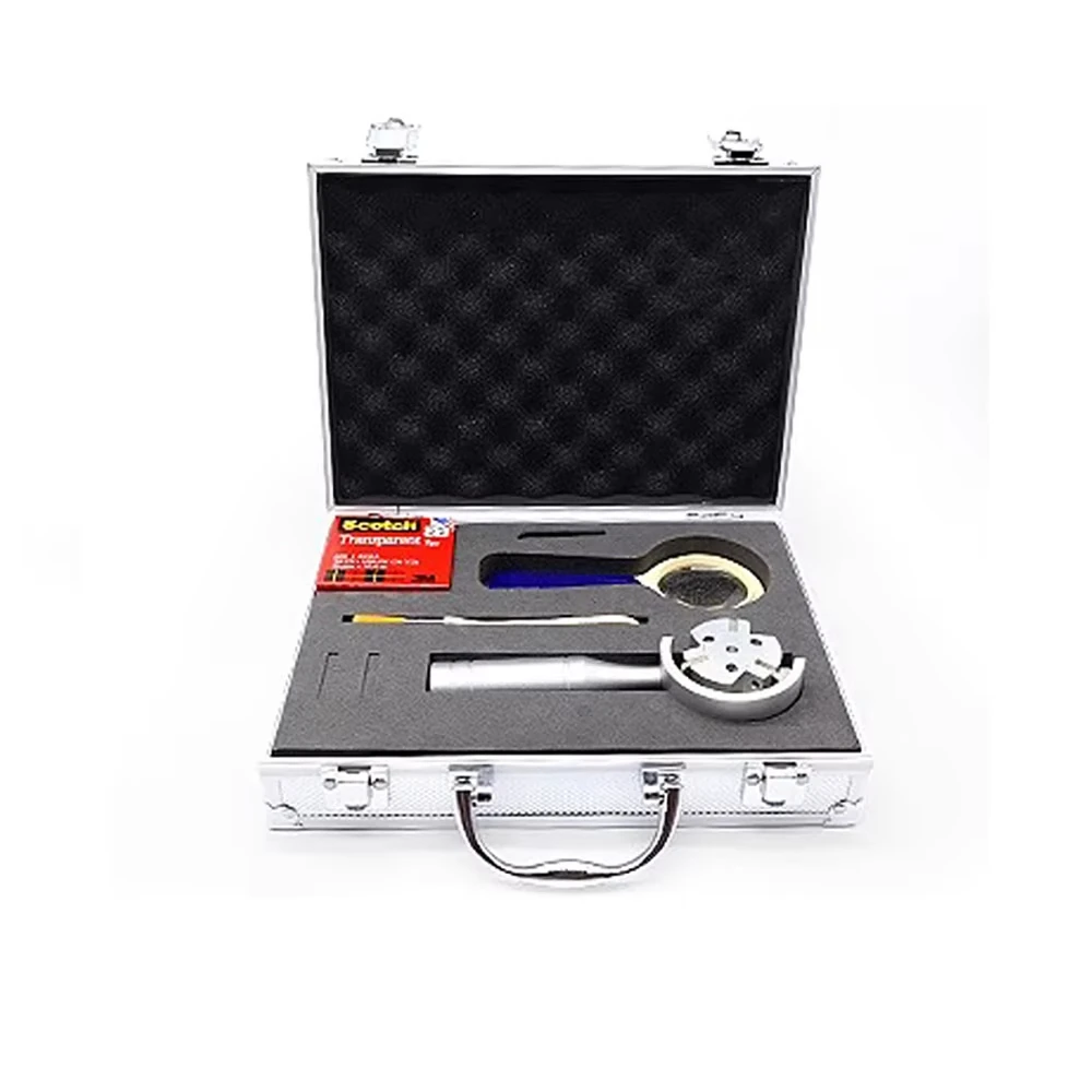 QFH Professional Cross Hatch Cutter Kit – 1/2/3mm Blades Rotary Paint Adhesion Tester with Aluminum Case
