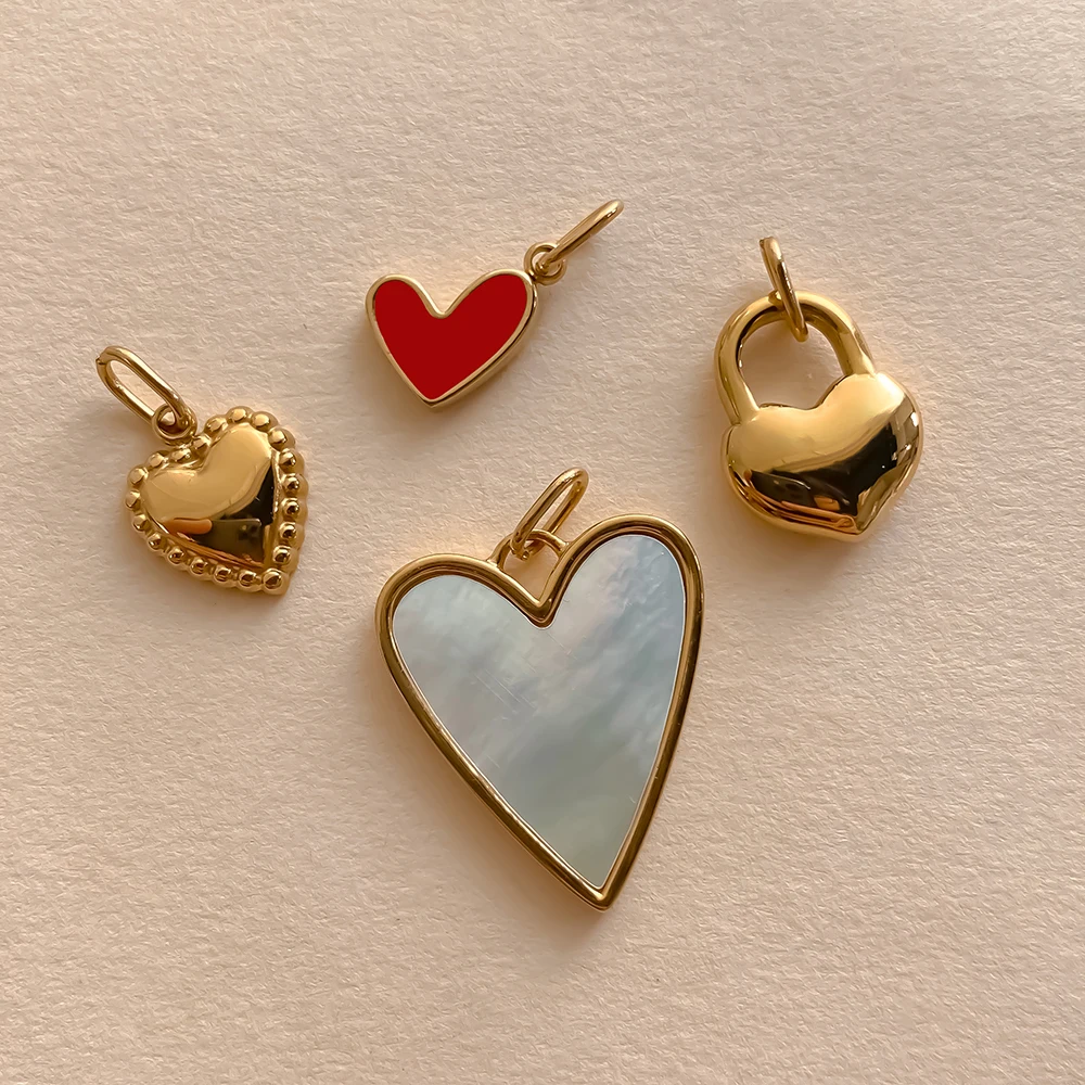 Bohemian Heart Charm for DIY Jewellery Making