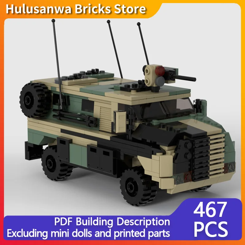 

Модель переноски войска Bushmaster MOC, строительные кирпичи, военное оборудование, модульные технологии, подарки, праздник, сборка, детские игрушки, костюм