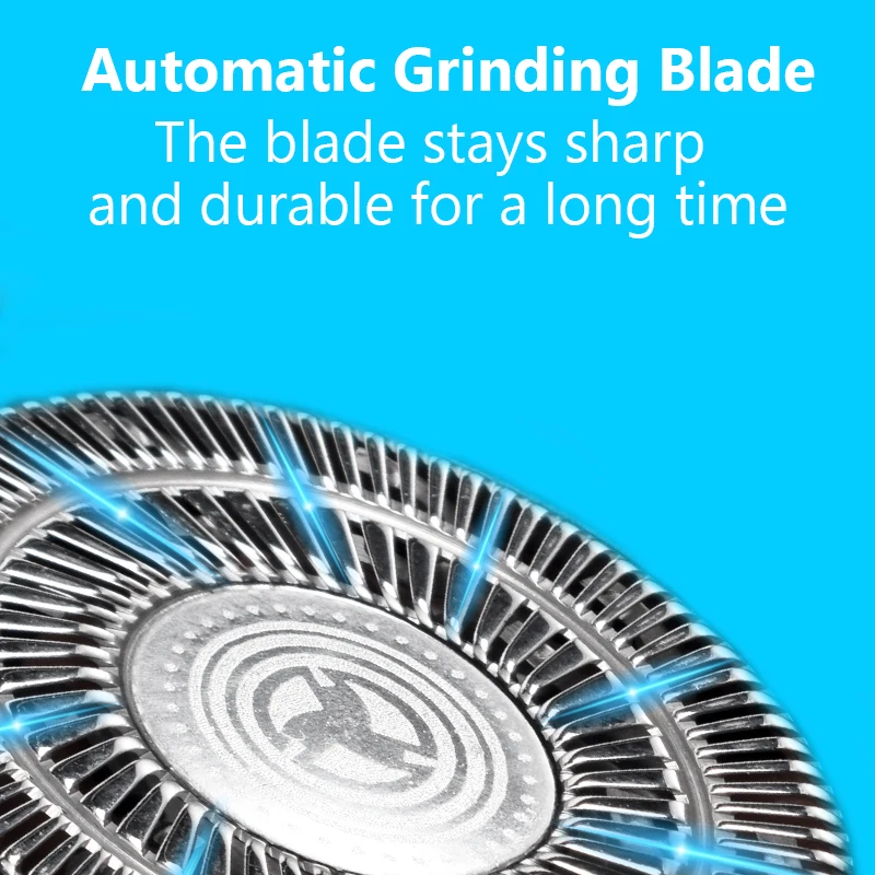 交換用ブレード1〜4個,電気シェーバー3カッターヘッド,あごひげシェービングヘッド,防水電気かみそり