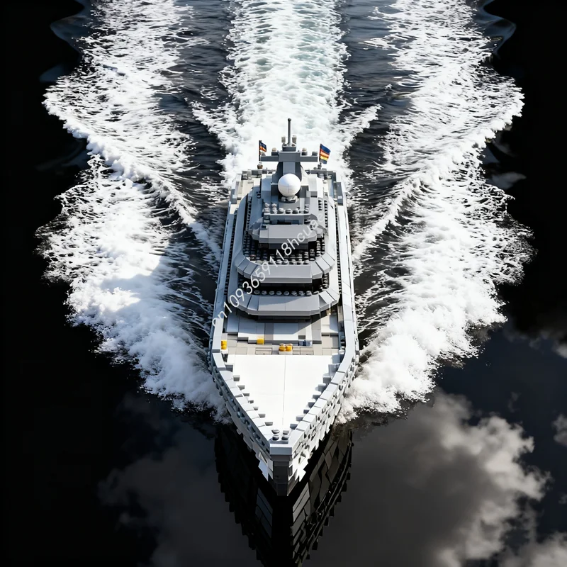 

5671 шт. MOC The SUPREMACY Yacht Ulitmate Boated Модель Строительные Блоки Игрушки Сборка Рождественский Подарок DIY Креативный Кирпич День Рождения