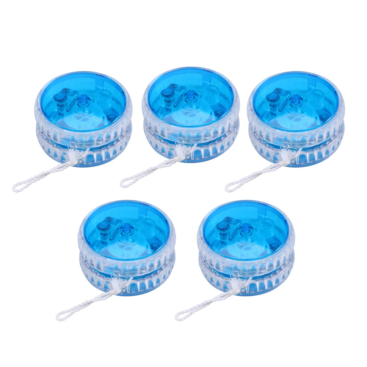 

5Pcs LED Colorful Luminous Yoyo Plastic Flash Easy Carry Fun Educational Patience Training Yoyos Yoyos