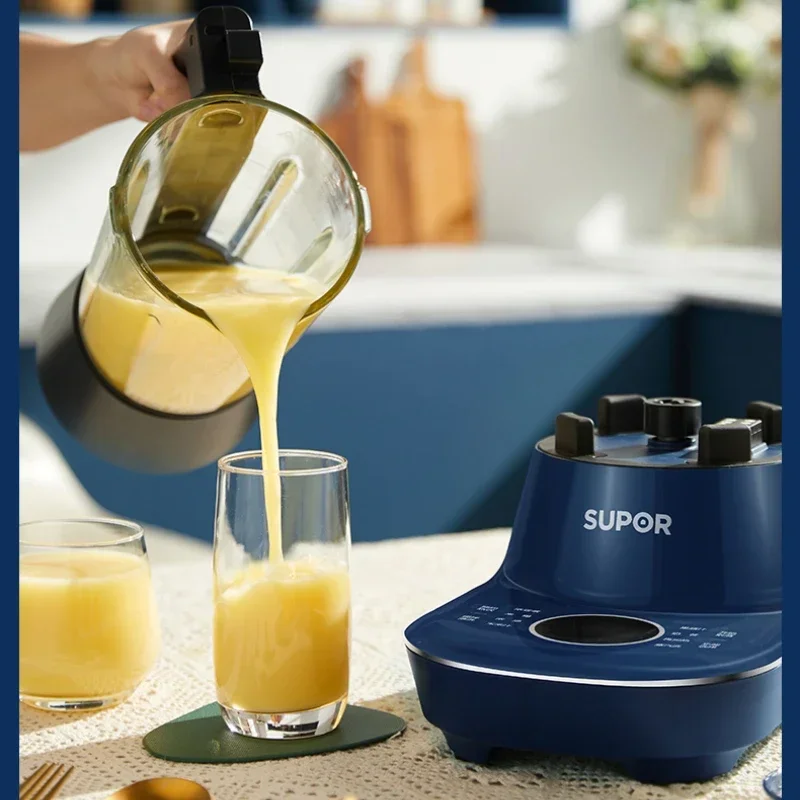 خلاط قوي عالي السرعة بشفرة قابلة للإزالة ، سهل التنظيف وسحق الثلج ، رائع للعصائر والمزيد