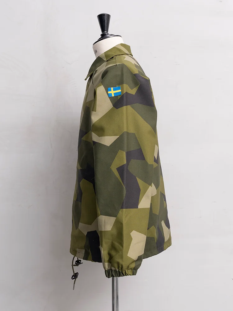 M90 Camuflaje geométrico versión militar M65 táctico para hombre primavera otoño militar Fan chaqueta prendas de vestir...