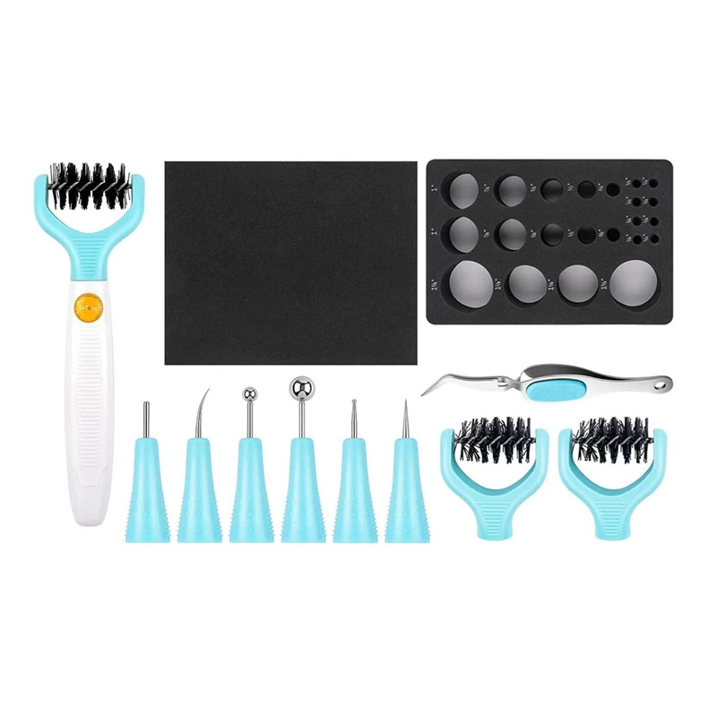 

Paper Sculpting Tool Kit -For Realistic Flower Making & Die Cleaning - 13 Pcs