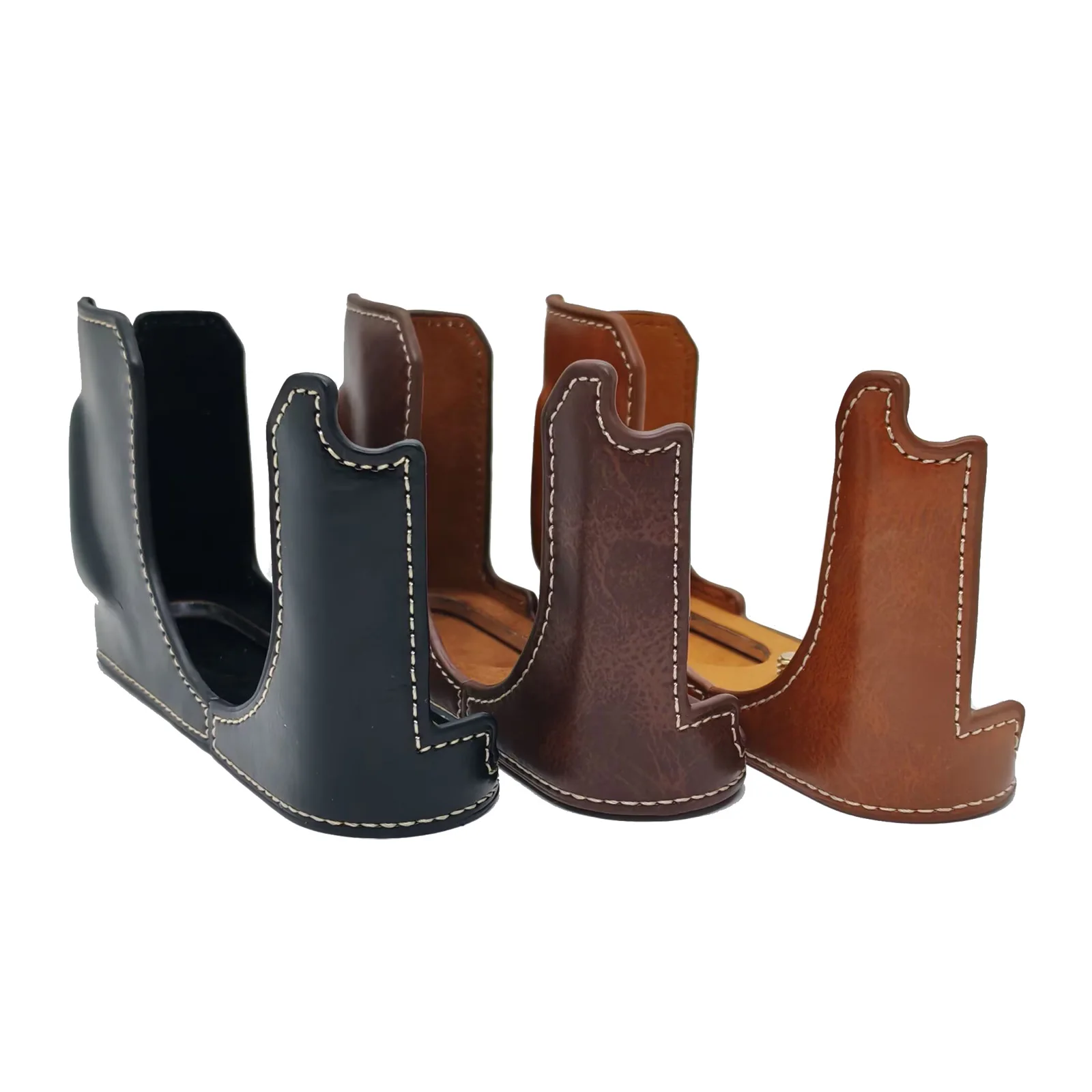 Halbe Lederhülle für Leica Q Q2 Q3 Kamera Protect Grip