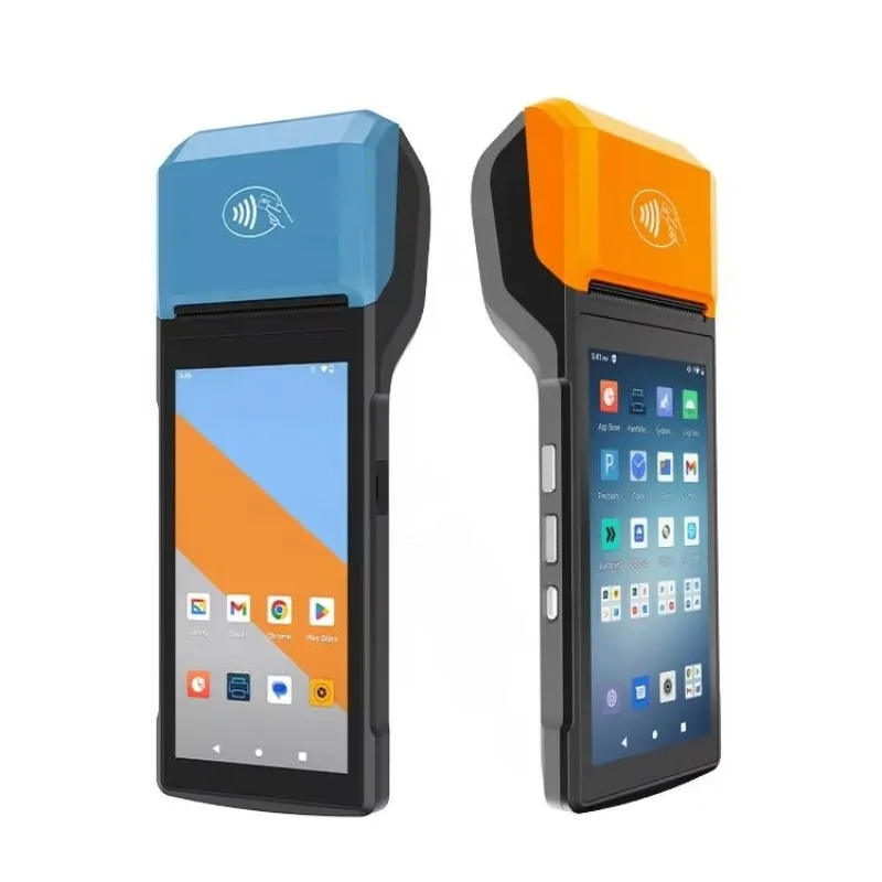 Android 13.0 Mobile Handheld All in One Pos Terminal Machine With Printer Touch Screen Android Pos Systems