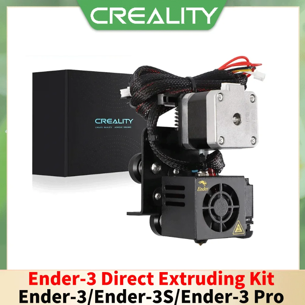 

CREALITY Ender 3 Direct Drive Extruder for Ender 3 / Ender-3 Pro Upgraded 42-40 Stepper Motor Hotend Kit 1.75mm Fan Cables