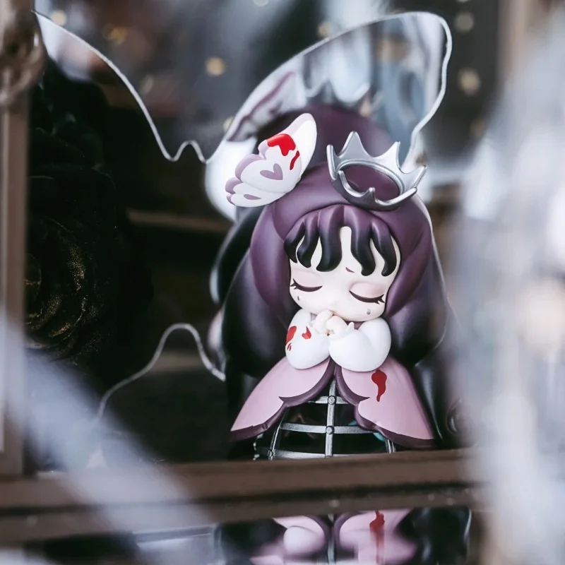 حقيقي 52 لعب ليليث القرن ماري صندوق أعمى لطيف الشكل تحصيل لعبة صندوق غامض سطح المكتب الديكور القوطية نمط هدية