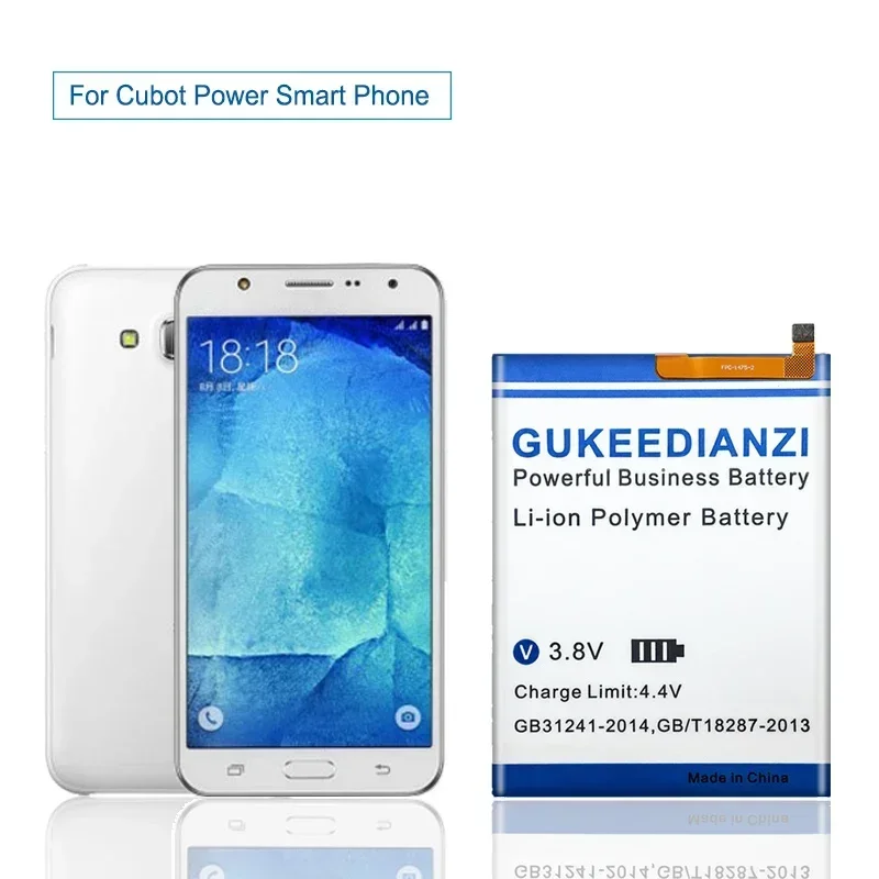 Bateria de telefone móvel Power (For Cubot) para Cubot Power Smart Phone 6550mAh de alta capacidade