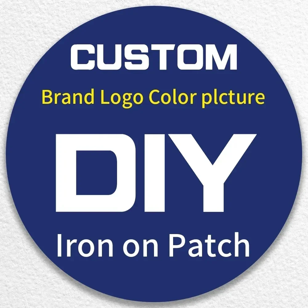 Custom Logo Motorcycle Brand Appliques For Ride Clothes Iron on Embroidery Patches DIY Sew on T Shirt hat Coat Bag Sticker Badge