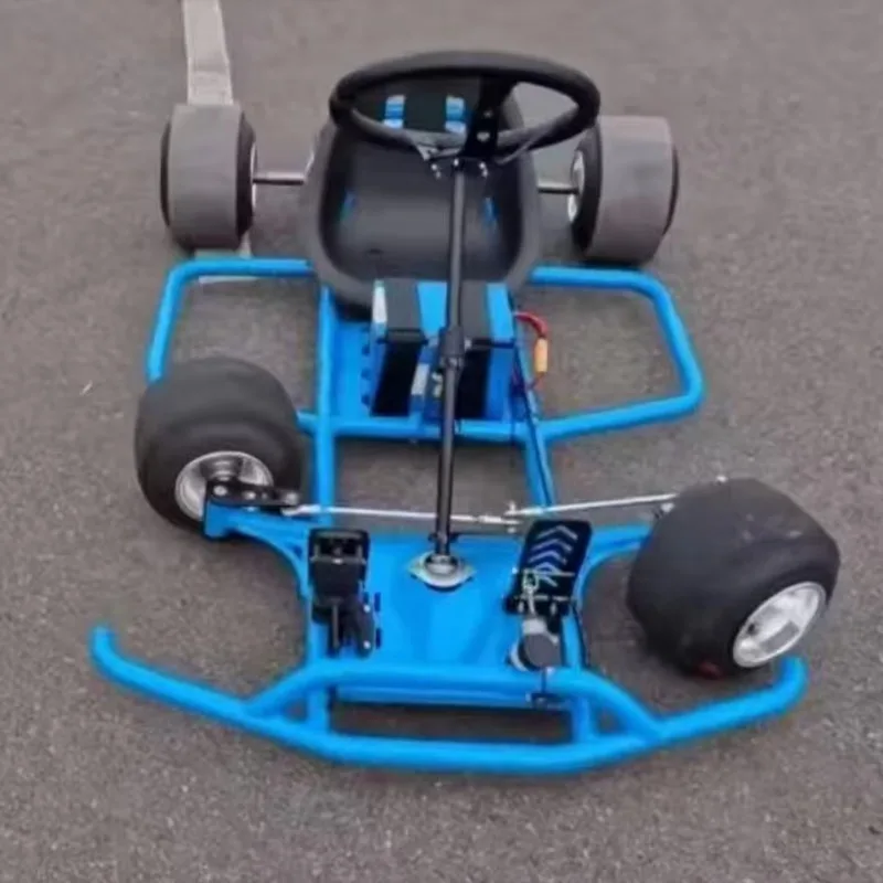 4-Stroke 50km/h Racing Kart for Adults Teens Pedal Buggy 200kg Load Capacity Rear-wheel Drive