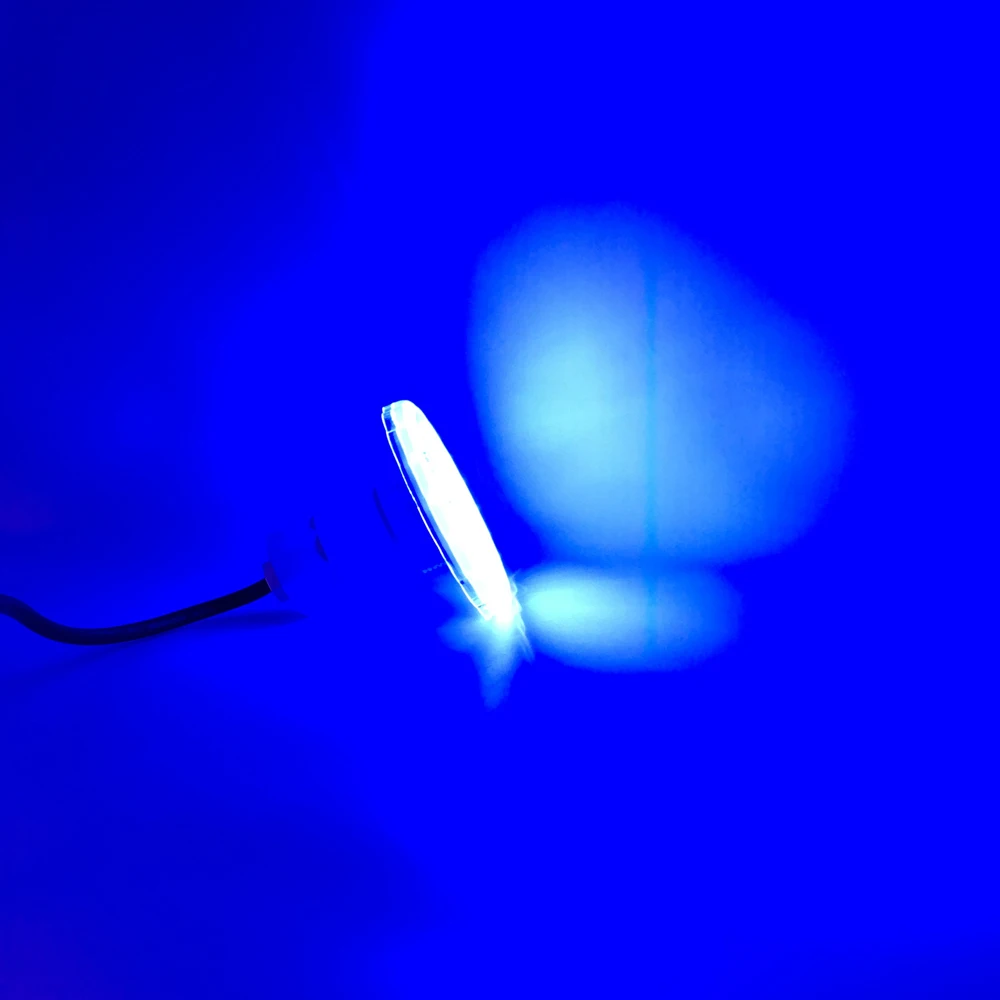 

1.5“ Underwater Spotlight LED 15W RGB Multi-color Sync Switch on/off 12V Cold White