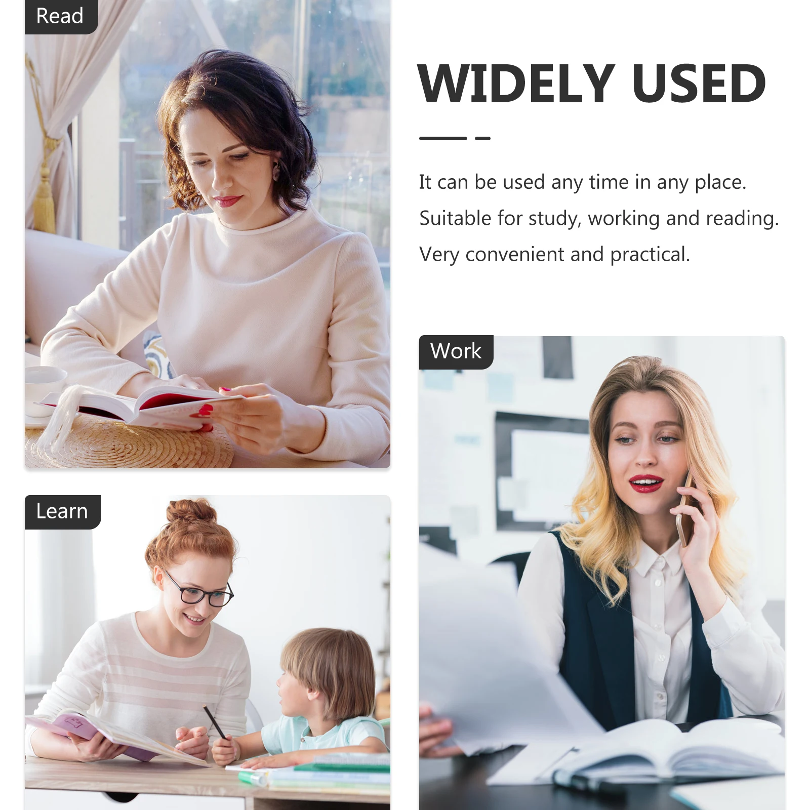 

Portable Clip on Petals Mini LED Desk Lamp Black Clip Student Bedroom Reading Light USB Creative Table Lamp for Kids Mini