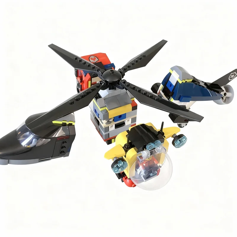 130pcs MOC Quad Remix Copter Model Building Blocks Construction Toy Christmas Gifts Creative DIY Idea Presentation Collection