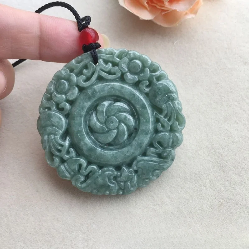 Jade Time Comes and Goes Pendant for Men and Women Pendant