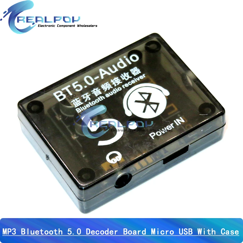 Mini Bluetooth 5.0 Decoder Board Audio Receiver BT5.0 PRO MP3 Lossless Player Wireless Stereo Music Amplifier Module With Case