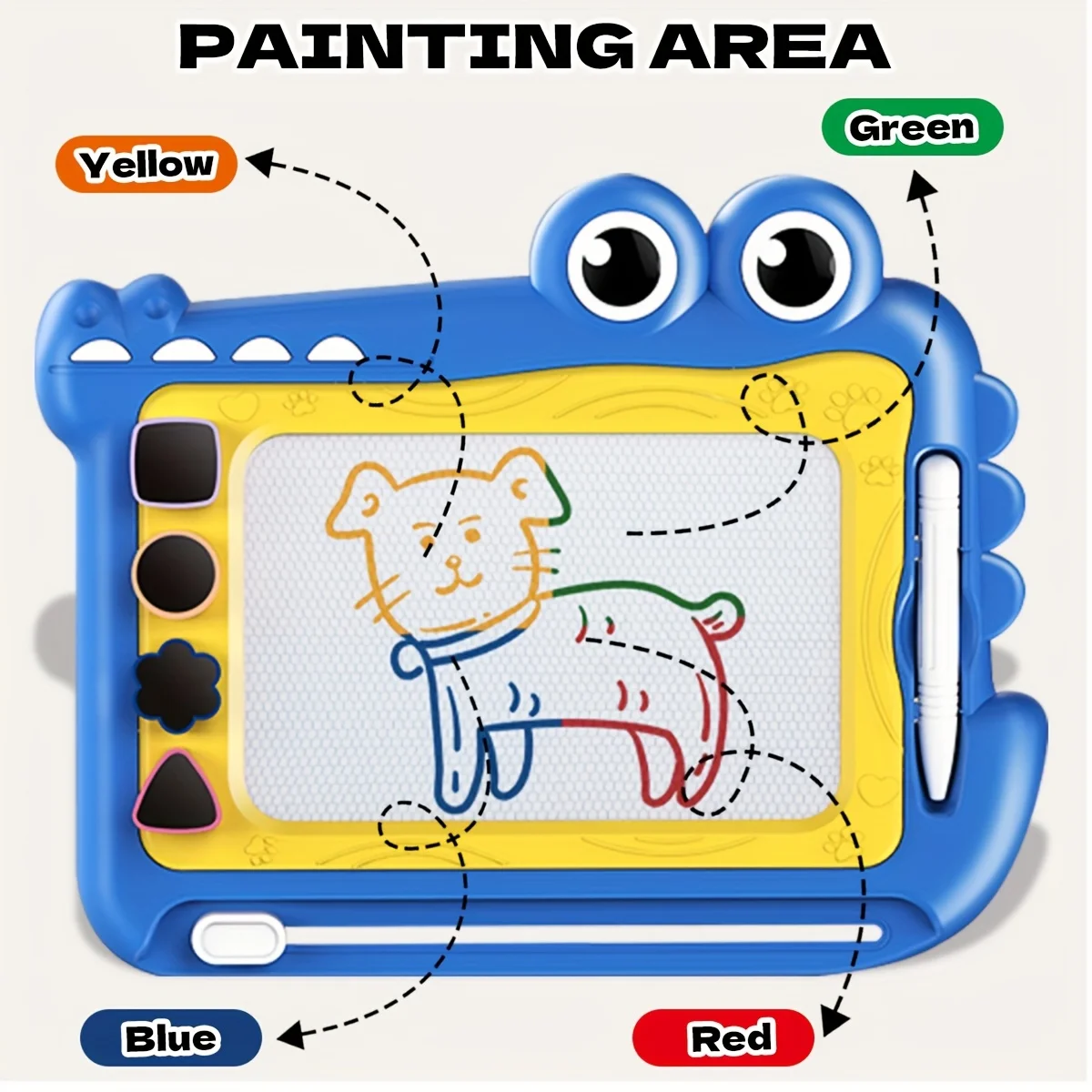 Magnetyczna tablica do rysowania, zabawka edukacyjna, kolorowa tablica do rysowania, prezent na urodziny, Halloween, Boże Narodzenie, Święto Dziękczynienia