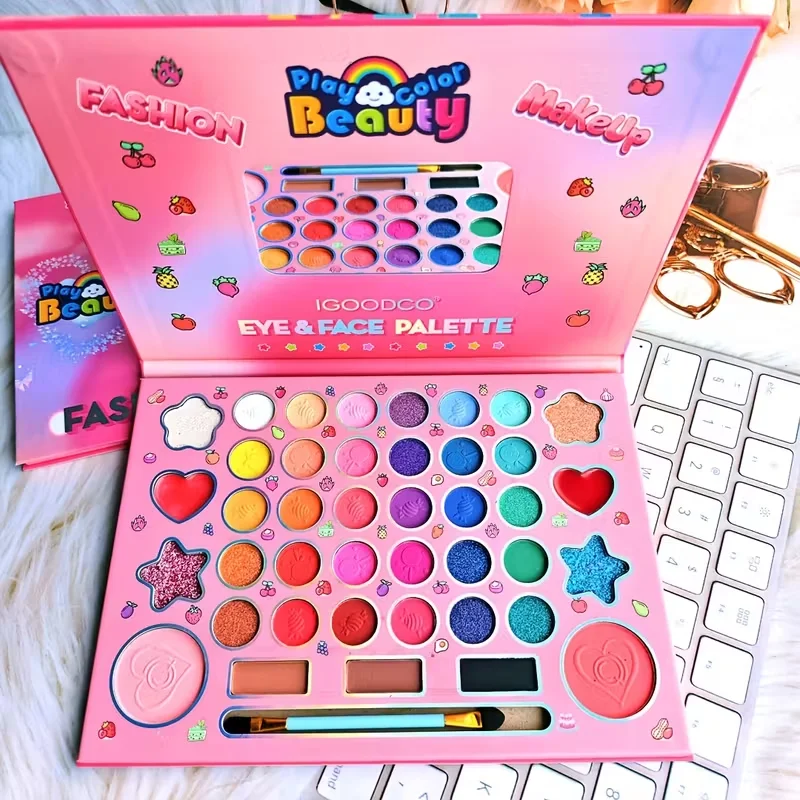 クリスマス 41 色アイシャドウプレートシマーマットスパンコールアイシャドウカラフルなステージボール専用ネオンアイシャドウパレットメイクアップ