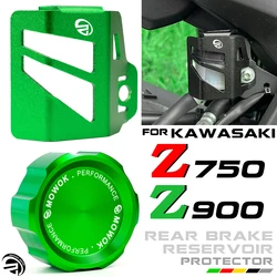 For Kawasaki Z750 Z900 Z900RS SE Z 750 900 Motorcycle Accessories Rear Brake Reservoir Guard Protector Cover Oil Filler Cap
