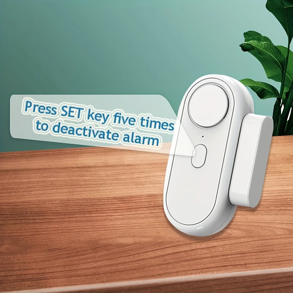 Sicherheits- und Diebstahlschutztüren, Alarm zum Öffnen der Haustür, Ausgangserinnerung, magnetischer Türalarm mit hoher Dezibelzahl und Fernbedienung