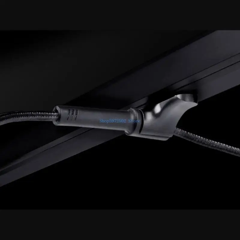 

Y3NC Mouse Bungee Cable Holder Clip Data Line Cord Fixer for Desktop Computer