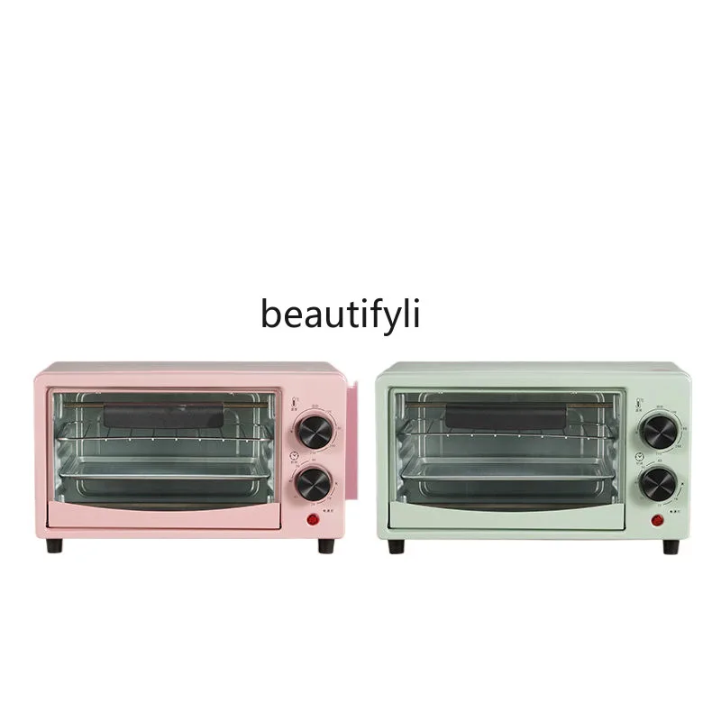 Horno eléctrico pequeño para el hogar, horno multifuncional para hornear tarta de huevo y patata dulce, Mini