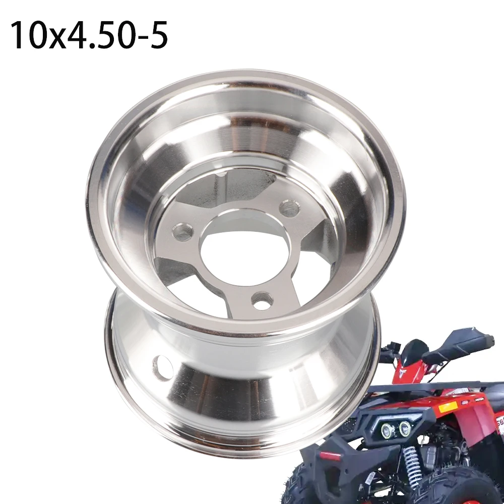 

5 Inch Kart 10x4.50-5 125mm Front Wheel Hub For Go-kart 4 wheel Drift Car ATV Racing Golf Buggy Trike Slick Aluminium alloy Rims