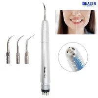 Nuevo Escalador de aire ultrasónico Dental con 3 puntas, herramienta de limpieza para eliminar cálculo Dental, pieza de mano, limpiador para blanquear los dientes, laboratorio de dentista
