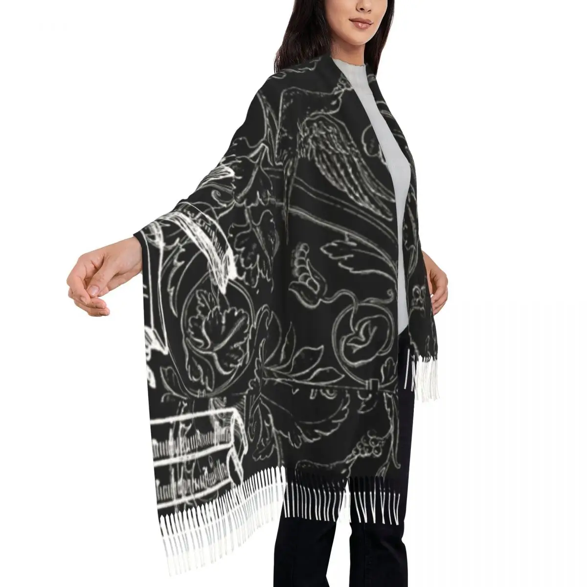 

Интеллектуальная медицинская шаль Шарф с кисточками