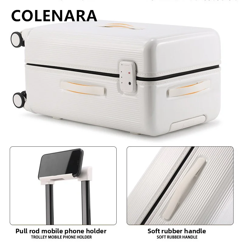 COLENARA Women's Suitcase Boarding Box Large-capacity Trolley Case 20