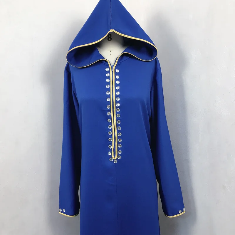 Caftan Hooded Eid Muslim Women Loose Dress Abaya Party Dresses Ramadan Abayas Kaftan Elegant Vestidos Morocco Dubai Arab