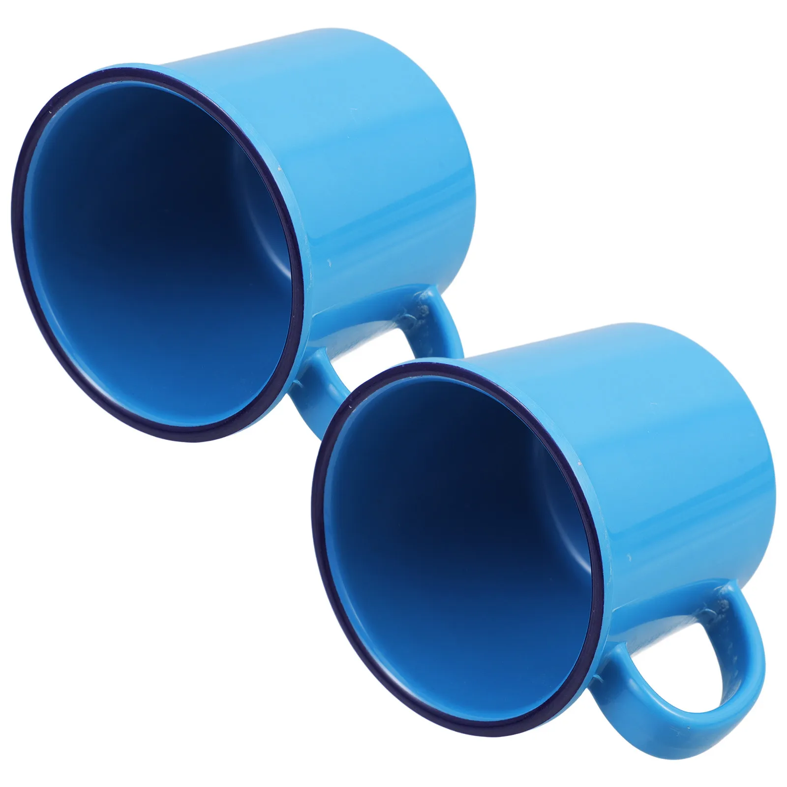 

2 шт. винтажные кружки для чая, ретро-кружки для воды, имитация эмали, домашние посуды для напитков, для сока, молока, горячего шоколада, легко моются