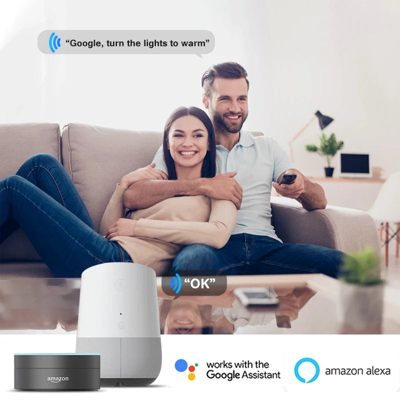 الذكية LED ضوء السقف 28 واط واي فاي تويا App جوجل اليكسا صدى AI التحكم الصوتي سطح المنزل المستديرة تصاعد مصباح السقف الحديث #6