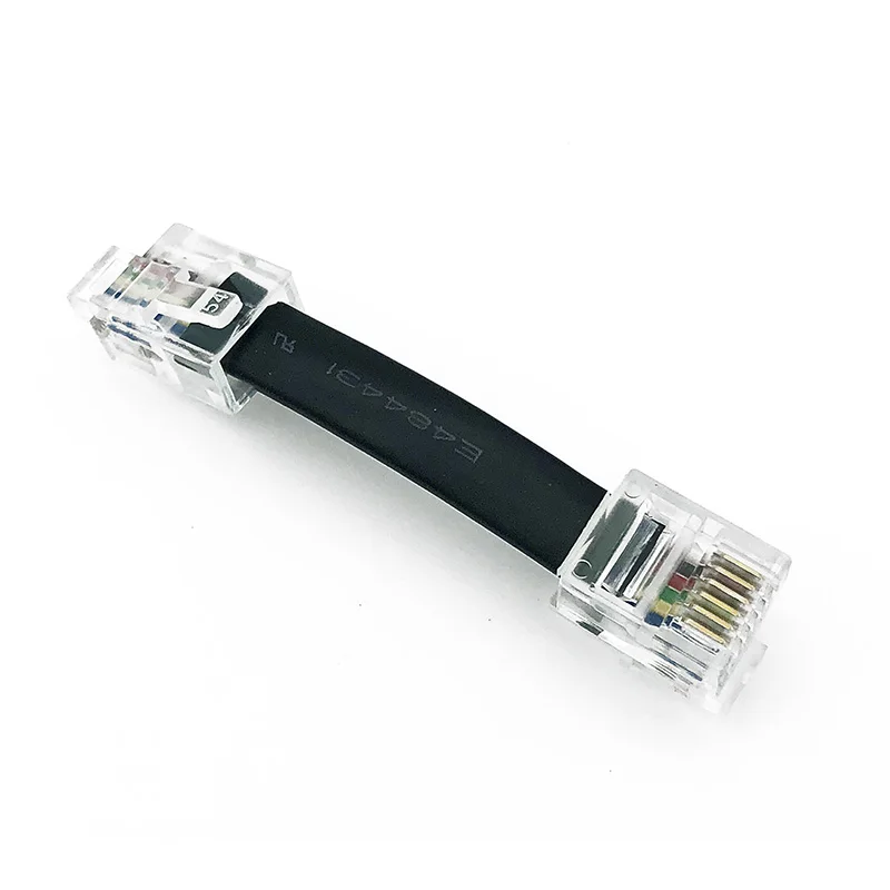 20/30/40/60CM RJ12 6P6C Connector Left Buckle Modular Plug Connector Cable For VEX IQ Motor Sensor Dedicated Smart Cable