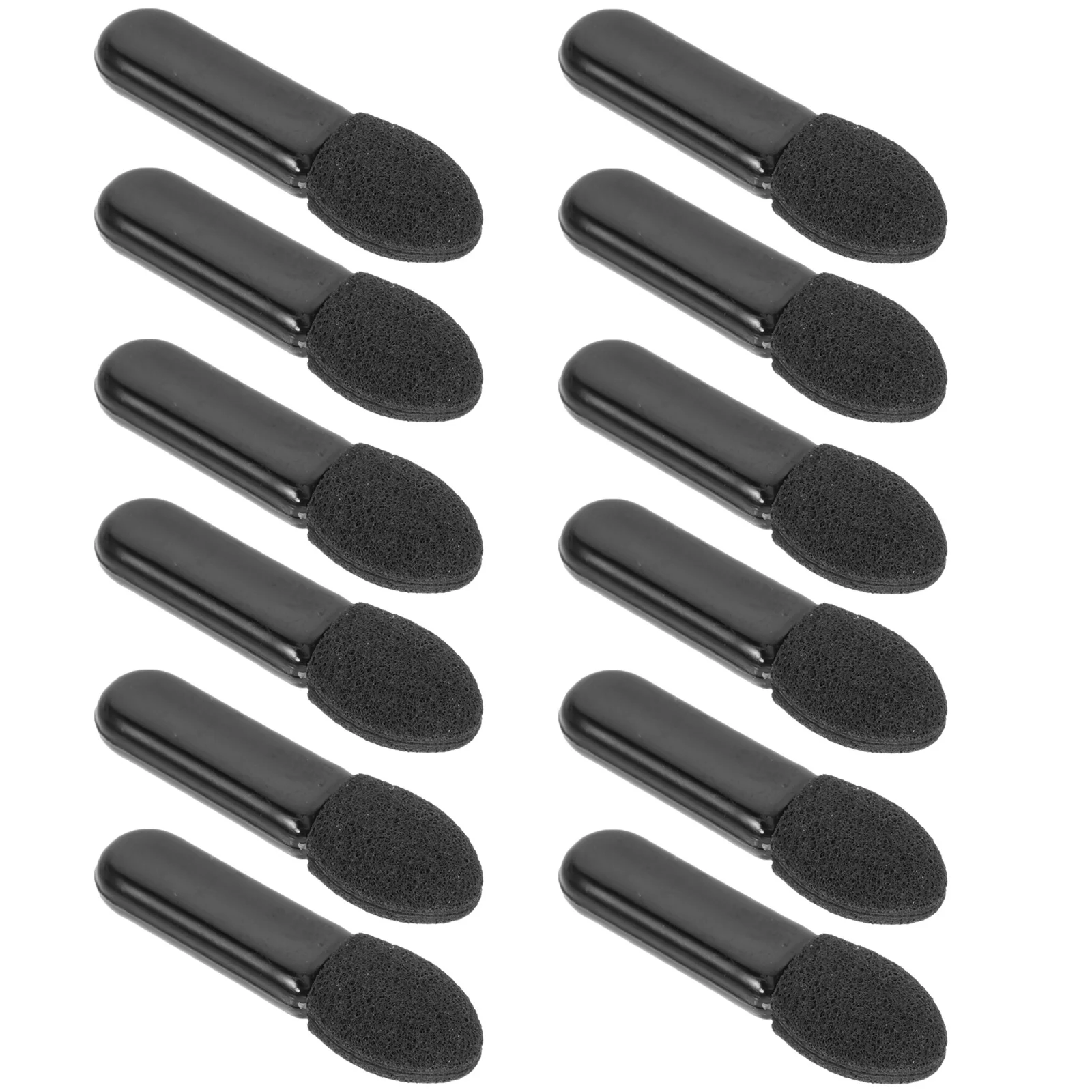 100 pezzi applicatori per ombretti punte per pennelli morbidi strumenti portatili per il trucco degli occhi accessorio per pennelli per ombretti per uso quotidiano per i viaggi