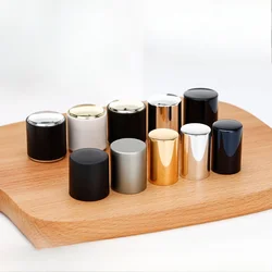 15MM Perfume Bottle Cap Round Aluminum Cosmetic Jar Lids, Silver and Gold PP Combo Caps,Careful Order