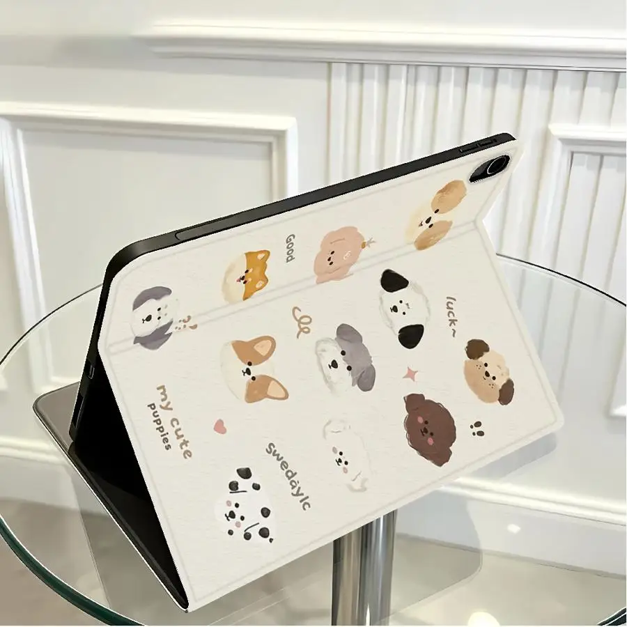 Cute Bunny Cartoon Case for Xiaomi Pad 6s Pro 7 Ultra Pad 5 6 7 8 Pro Redmi Pad SE K Pad 8.8 9.7 12.4 Inch with Pencil Slot