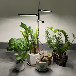 Lumière LED pour la Croissance des Plantes, Mode de Synchronisation, USB, Portable, Panneau Complet, Lampe Phyto, Serre Intérieure, Tente, Plante, Fleur, Lampe Dimmable