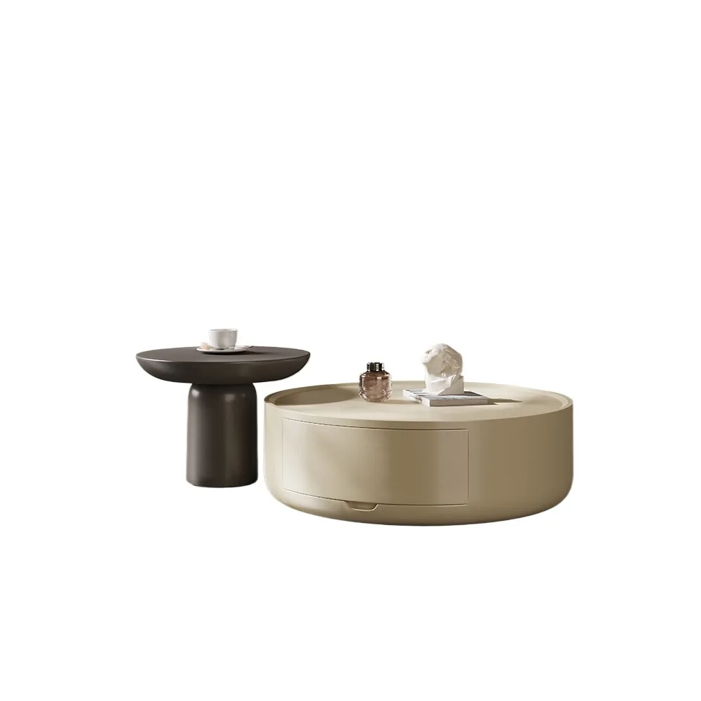 

Size round coffee table living room household light luxury coffee table small apartment minimalist coffee table