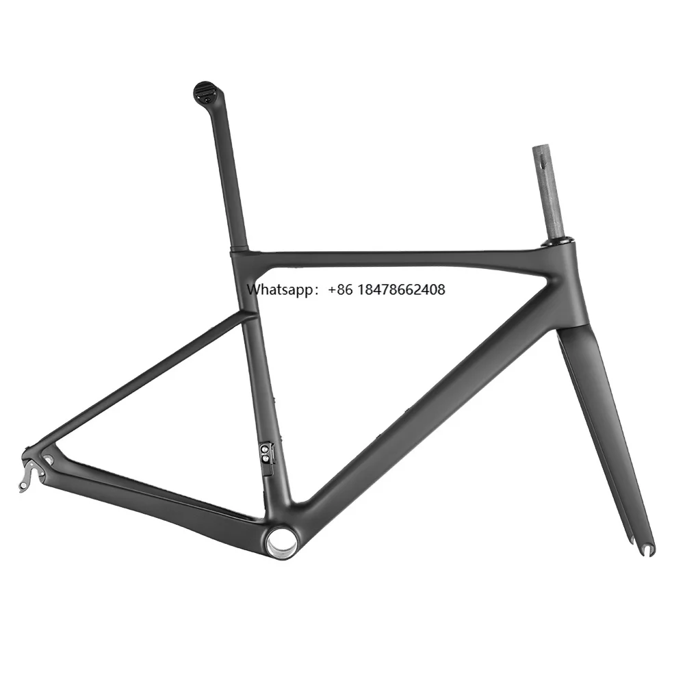 

Spcycle 053V-SL Rim Brake Carbon Road Bike Frame Full Hidden Cable T47 BB 700x32C V Brake Racing Bicycle Frameset