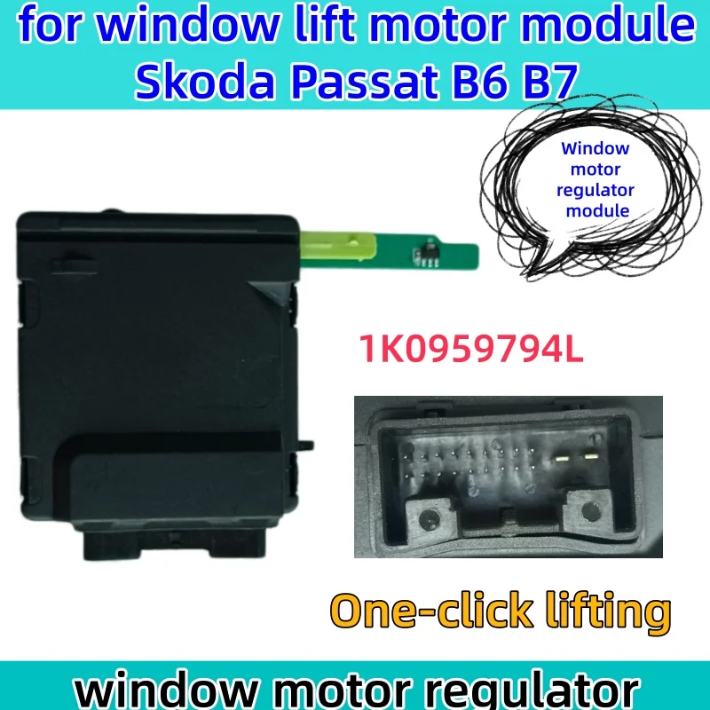 Elektrische raammechanisme voor Passat B6 B7, glasheffer 1K0959794L 1K0959795L 1K0959794P 1K0959795P 3C0959794 3C0959795 raammodule