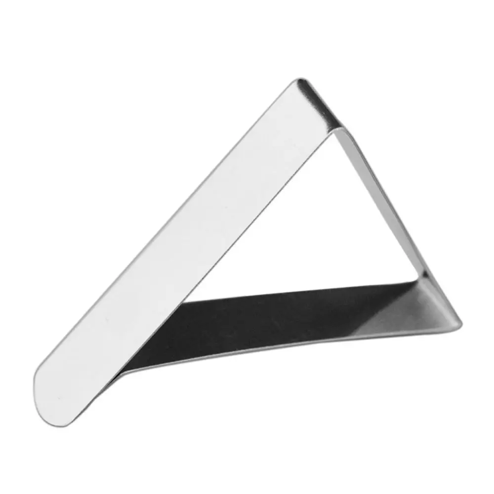 Reliable Stainless Steel Tablecloth Clamp Triangle Adjustable Holder For Home Kitchen Dining Table Cover Stability