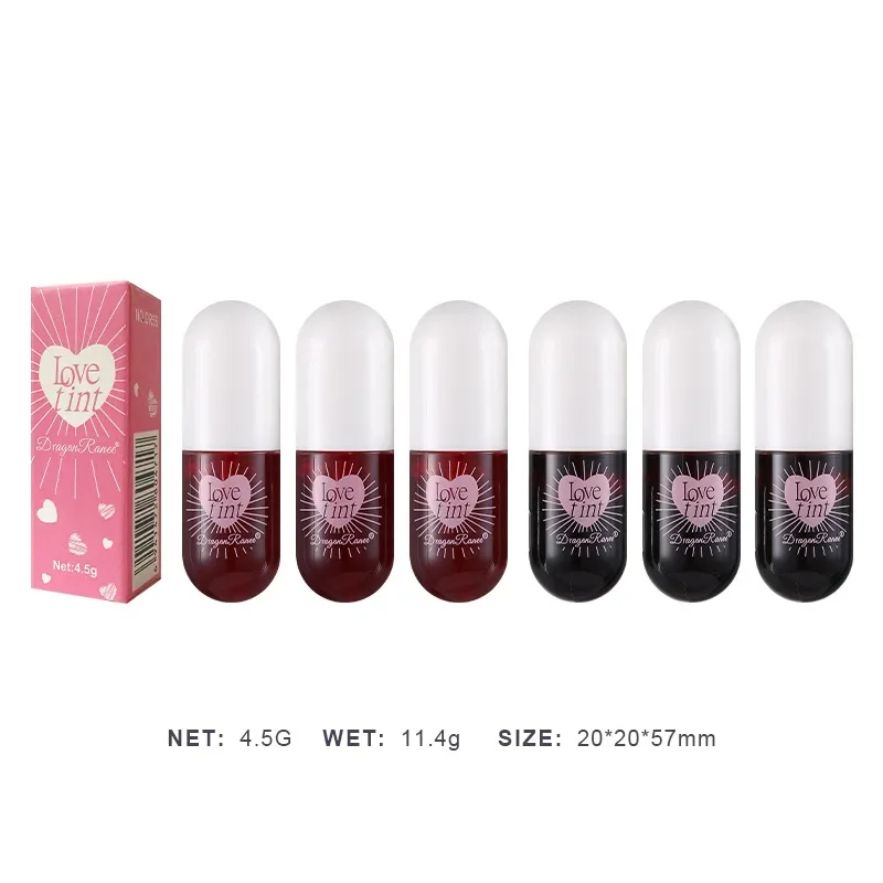 Mirror Jelly Lip Gloss Moisturizing Lip Balm Gloss ยาวนานเซ็กซี่สีแดงน้ํา Glossy Lip Glaze Tint แต่งหน้า Liquid ลิปสติก