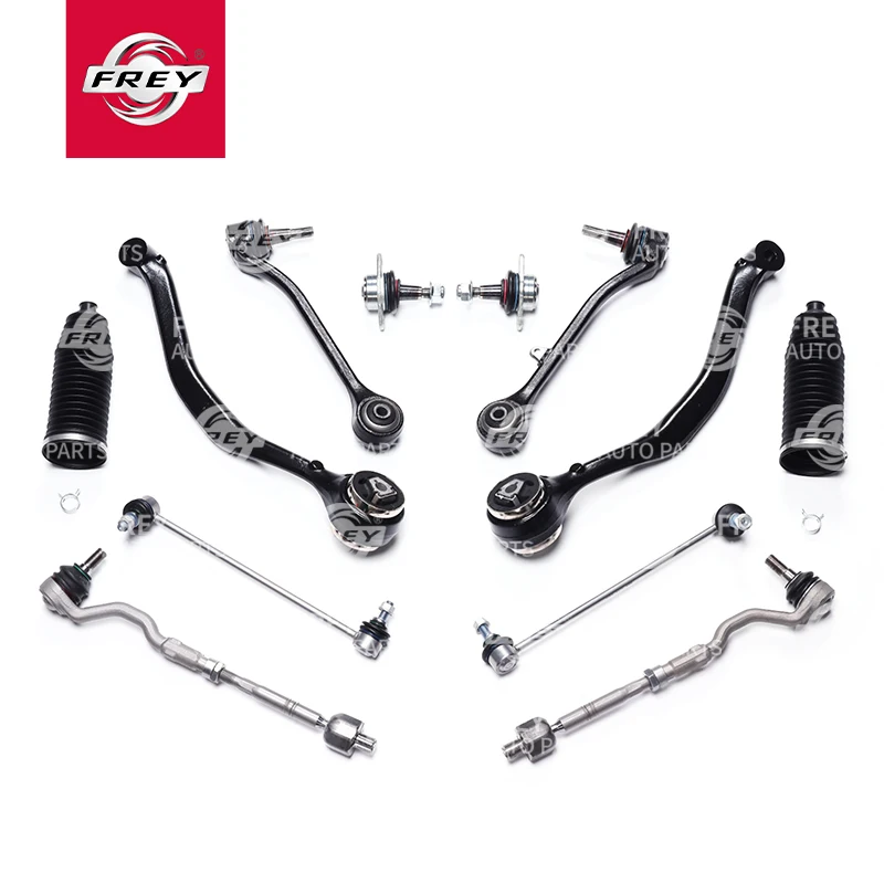 Frey Auto Parts Suspension Kits For BMW X3 E83 Control Arm Stabilizer Link Tie Rod End Ball Joint 31103443127 31103443128